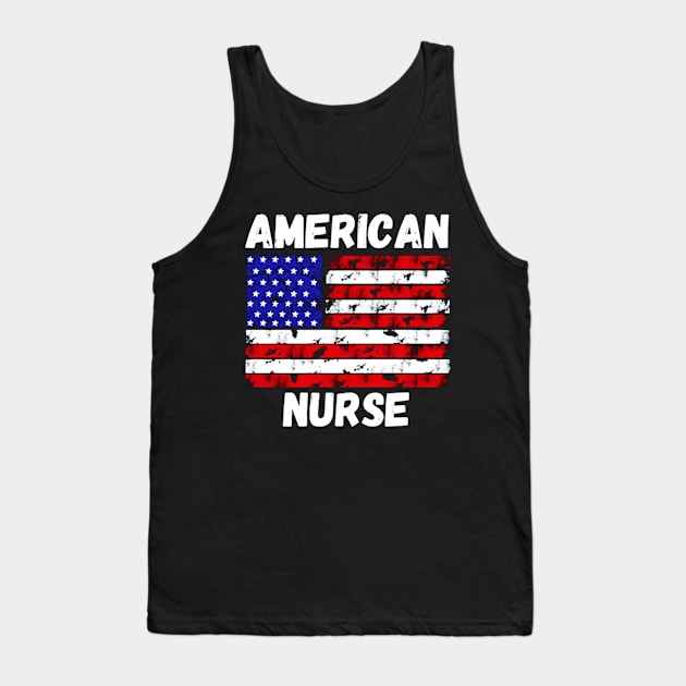 American nurse Tank Top by skgraphicart89